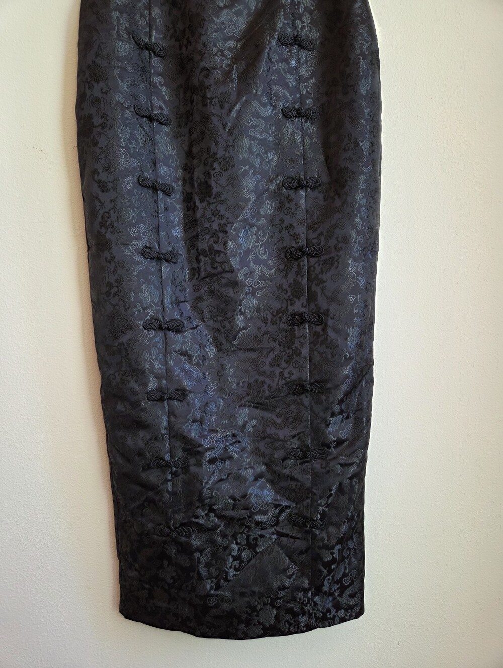 SAU LEE Jennifer Dress in Black Jacquard NWT Strapless Midi Size 10 - Picture 9 of 14